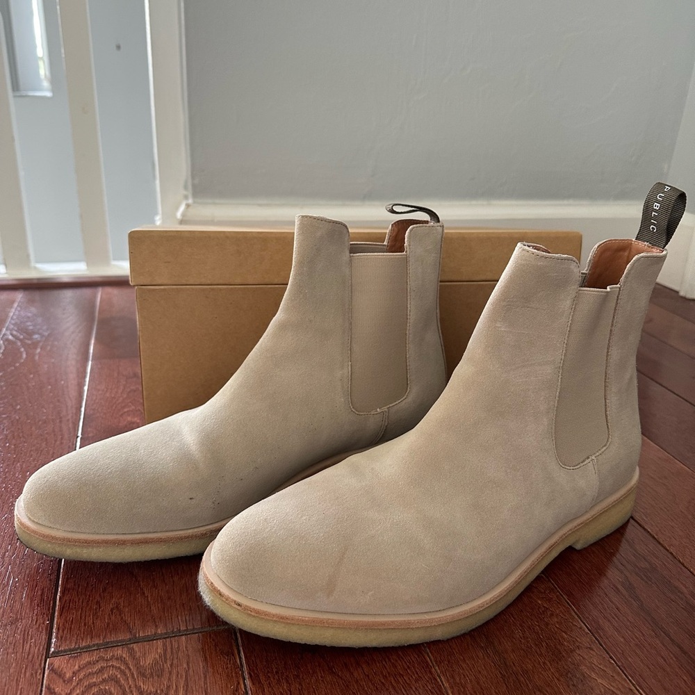 New Republic Sonoma Suede Chelsea Boots for Men